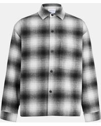 MKI Miyuki-Zoku - Wol Check Long Sleeve Patterned Shirt - Lyst