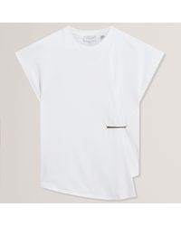 Ted Baker - Metal Trim T-Shirt - Lyst