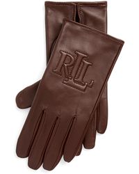 Ralph Lauren - Logo-Embossed Gloves - Lyst