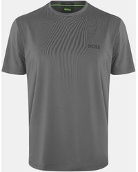 BOSS - Short Sleeve Performance Gym Top - Lyst