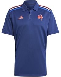 adidas - France Rugby Home Supporter Polo Shirt - Lyst