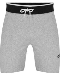 Reebok - Identity Arch Logo Fleece Jogger Shorts - Lyst