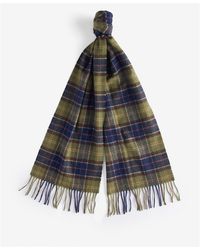 Barbour - Tartan Lambswool Scarf - Lyst