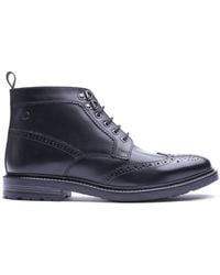 Base London - Foster Brogue Boot - Lyst