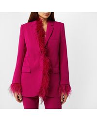 MICHAEL Michael Kors - Feather Tailored Blazer - Lyst