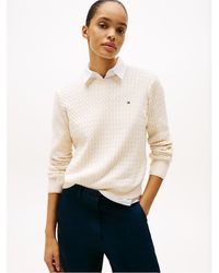 Tommy Hilfiger - Cable Knit Jumper - Lyst
