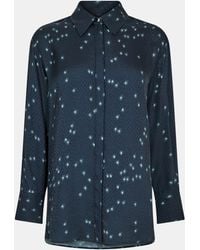 BOSS - Long Sleeve Blouse - Lyst