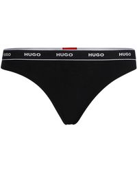HUGO - Regular Rise Thong - Lyst