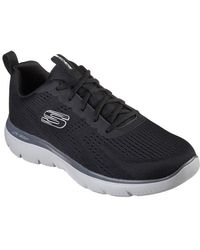 Skechers - Engineered Mesh Lace-up W Memory F Low-top Trainers - Lyst