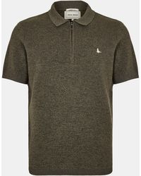Jack Wills - Short Sleeve Zip Knit Polo - Lyst