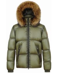 ARCTIC ARMY - Puffer Og Hooded Long Sleeve Short Puffer Jacket - Lyst