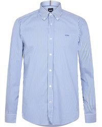 BOSS - Roan Bd Striped Long Sleeve Shirt - Lyst