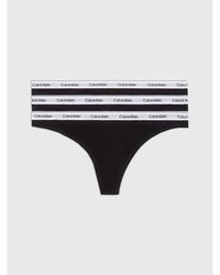 Calvin Klein - 3 Pack Thongs - Lyst