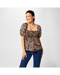 Biba - Square Neck Top - Lyst