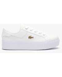 Lacoste - Ziane Platform Trainers - Lyst