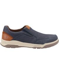 Hush Puppies - Fletcher Slip-On Leather Low-Top Trainers - Lyst