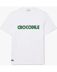 Lacoste - Cotton T Shirt - Lyst