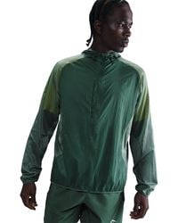 Nike - Trail Solid Patterned Hooded Running Jacket - Lyst