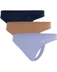 adidas - Low Rise Thong 3Pk - Lyst