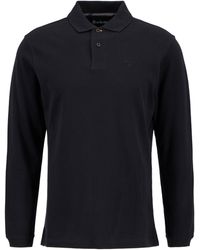 Barbour - Essentials Long Sleeve Polo Shirt - Lyst