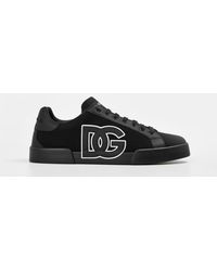 Dolce & Gabbana - Portofino Canvas Trainers - Lyst