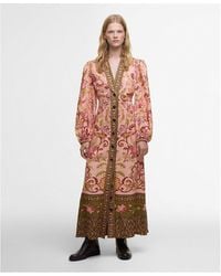 BARBOUR X FARM RIO - X Farm Rio Alice Long Sleeve Maxi Dress - Lyst
