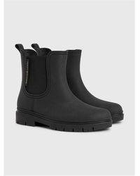 Tommy Hilfiger - Essential Logo Cleat Rain Boots - Lyst