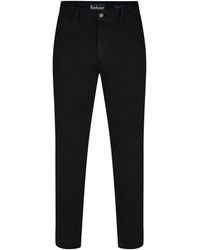 Barbour - Washed Stretch Tailored Trousers - Lyst