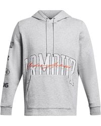 Under Armour - Ess Fleece Nov Hoody - Lyst