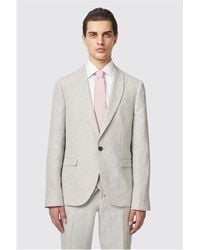 Twisted Tailor - Clairmont Slim Fit Linen Suit Jacket - Lyst