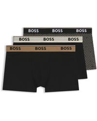 BOSS - Bodywear 3-Pack Boxer Shorts With Logo Detail - Lyst