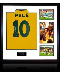 The Fan Cave - Pele Back Signed Framed Shirt Elite Frame - Lyst