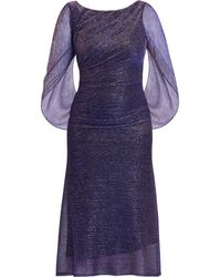 Gina Bacconi - Ciara Metallic Knit Dress - Lyst