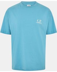 C.P. Company - Double Logo Tee - Lyst