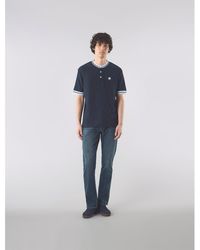 Pretty Green - Pg Cressa Grandad Regular Fit T-Shirt - Lyst