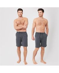 Studio - 2 Pack Pyjama Shorts - Lyst