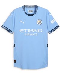 PUMA - Manchester City Authentic Home Shirt 2024 2025 - Lyst