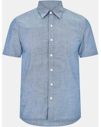 Peter Werth - Short Sleeve Plain Shirt - Lyst