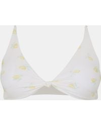 Jack Wills - Knot Front Crop Top Bikini - Lyst