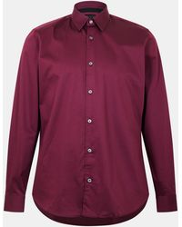 Ted Baker - Long-Sleeve Cotton Shirt - Lyst