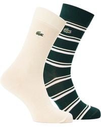 Lacoste - 2Pk Strp Crw Sn64 - Lyst