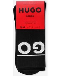 HUGO - 2 Pack Iconic Crew Socks - Lyst
