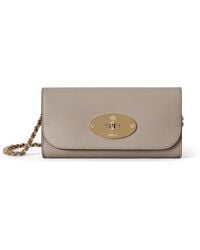 Mulberry - Lily Leather Wallet On Chain - Lyst