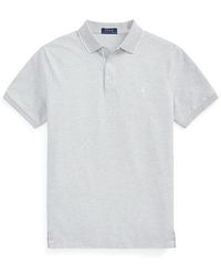 Polo Ralph Lauren - Cotton Ribbed Polo Shirt - Lyst