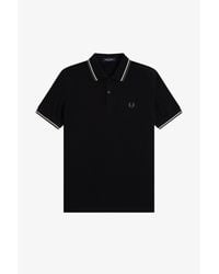 Fred Perry - Short Sleeve Twin Tipped Polo Shirt - Lyst