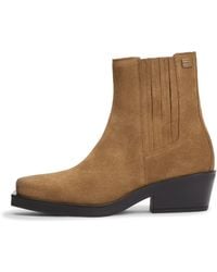 Tommy Hilfiger - Suede Cowboy Boots - Lyst
