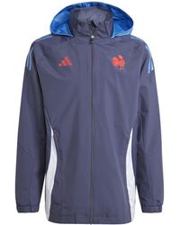 adidas - Ffr Aw Rain J M Anorak - Lyst