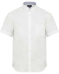 Eden Park - Short Sleeved Cotton Shirt - Lyst