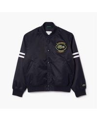 Lacoste - Long Sleeve Varsity Jacket - Lyst