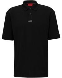 HUGO - Dangula Cotton Short Sleeve Polo Shirt - Lyst